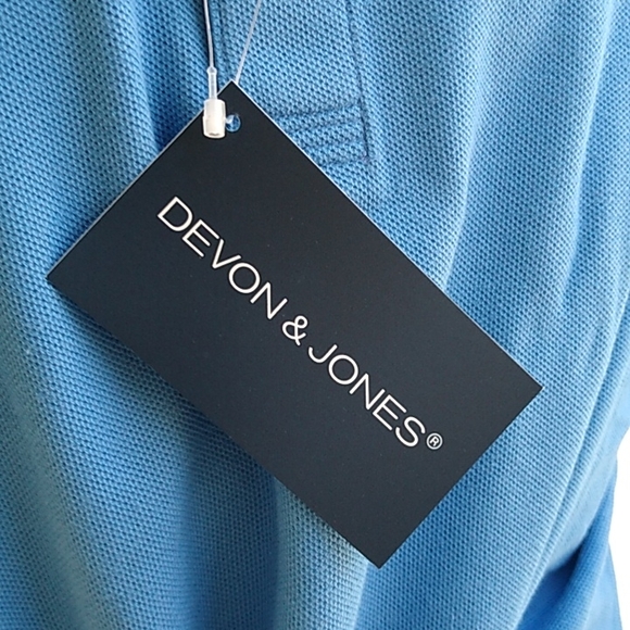 NWT Devon & Jones Men's Sporty Drytec 20 Performance Colorblock Polo - Size 3XL - Picture 5 of 8